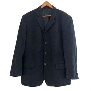 Roger David Dark Grey Wool Blend Jacket 